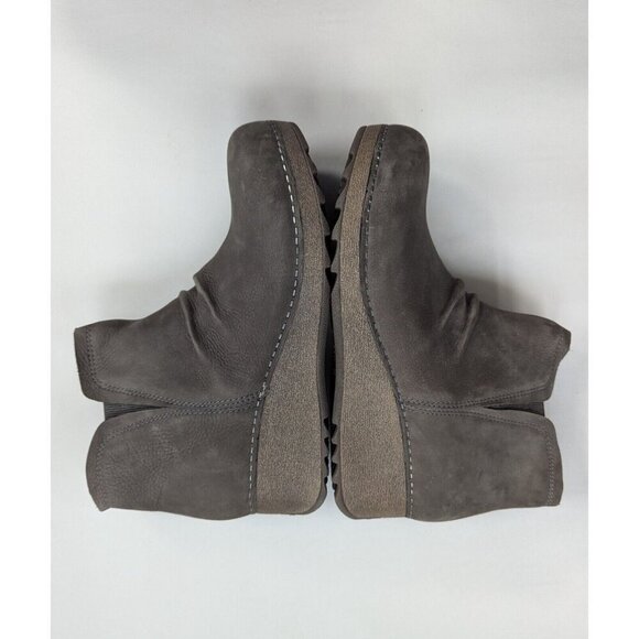 New Dansko Carley Milled Grey Nubuck Leather Boots Size 39/8.5 - Picture 6 of 8